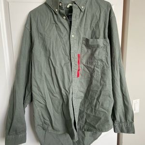 NWT ZARA MENS BUTTON DOWN SHIRT XL